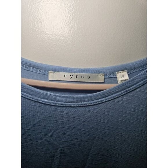 Cyrus Light Blue Women's Blouse Size XL NWT - Picture 6 of 6